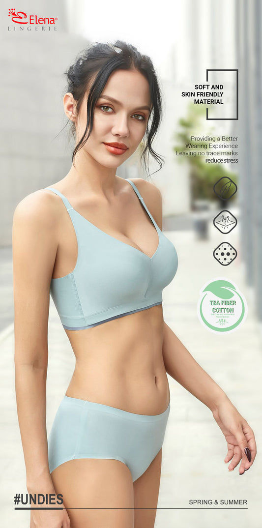 Elena Bra Robot Cup B Tanpa Kawat Busa Tipis 3 lapis E 299657 Kait 3