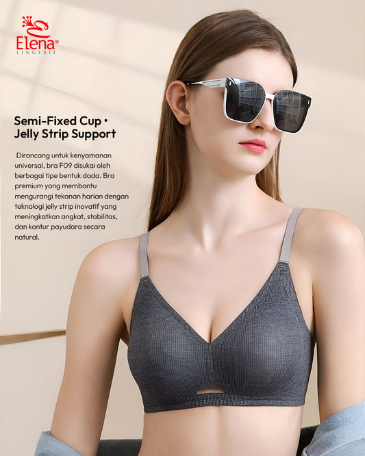 Elena Bra Seamless Premium Cup Busa Sedang E F09 - 2508 - 34B - 38B - Bra Kait 3