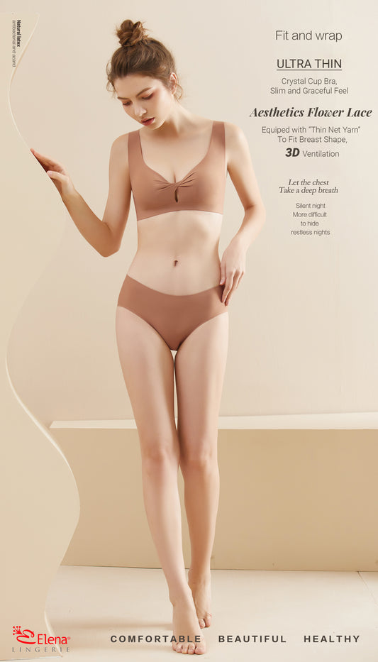 Elena One piece Seamless Push Up Bra E 29716 - Multicolour Size 34B - 40B - Pakaian Dalam BH Wanita - Best Seller