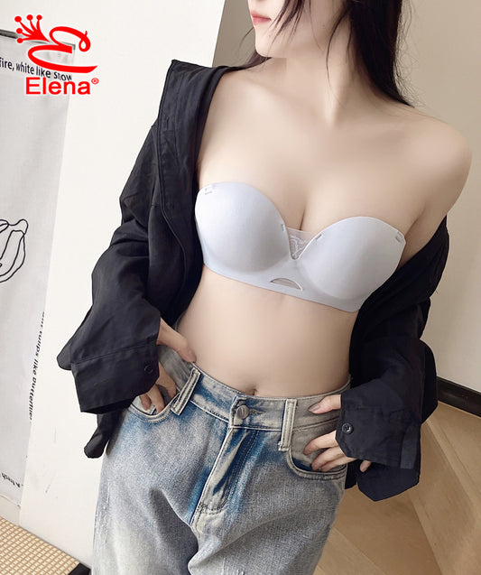 Elena Push Up Bra BH Robot Tanpa Kawat Cup B Half Cup Busa Tebal E 292144 - 34B-38B - Kait 3 Setengah Cup No Wire