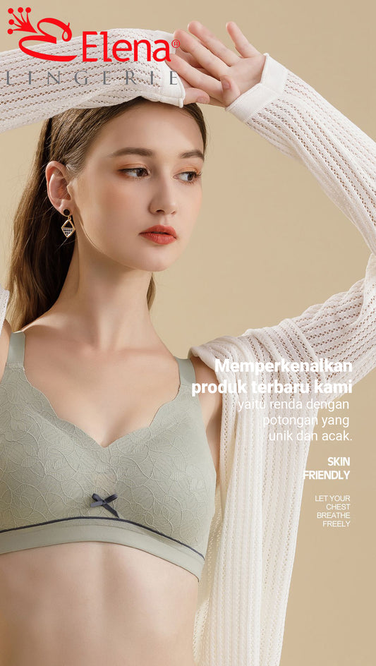 Elena One piece Seamless Push Up Bra E 29713 - Multicolour Size M - 3L - Pakaian Dalam BH Wanita - Best Seller