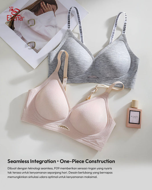 Elena Bra Seamless Premium Cup Busa Sedang E F09 - 2508 - 34B - 38B - Bra Kait 3