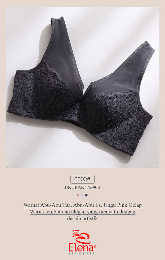 Elena Bra Tanpa Kawat Exclusive 86003 Bahan Lembut Size 34B-40B