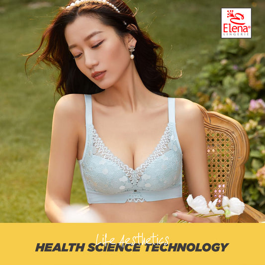 Elena Bra Seamless E 6217 34B - 40B Busa Tipis Full Cup B Kait 4 Bh Wanita